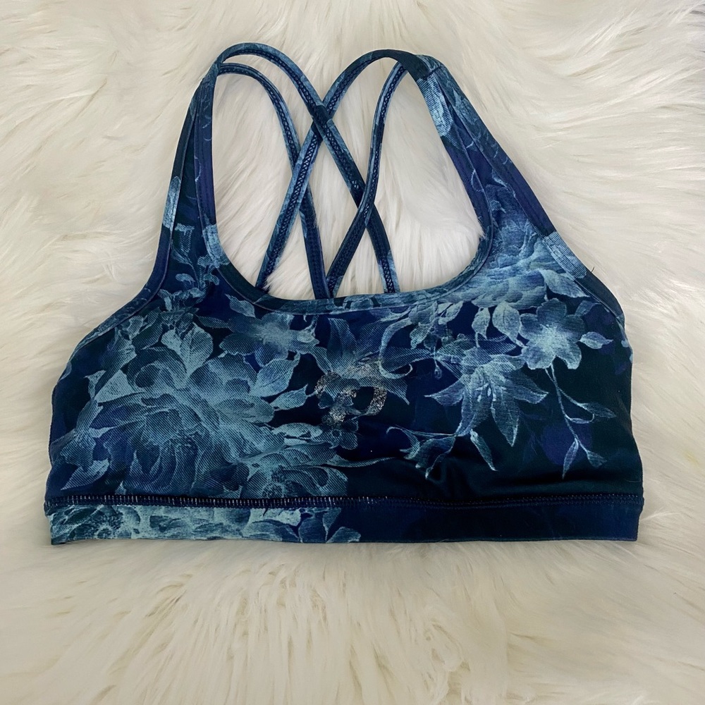 Peloton X Wear it to Heart WITH Blue floral size S